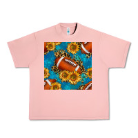 Salmon american football with leopard Urban Heavy Tee - BundleAndBundleShop