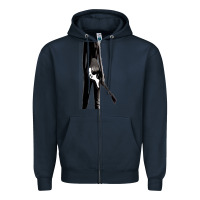 Navy melissa etheridge Zipper Hoodie - linhVisuals