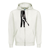 Oatmeal Heather melissa etheridge Zipper Hoodie - linhVisuals