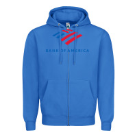 True Royal bank of america  company Zipper Hoodie - linhVisuals