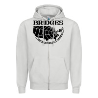 Dove Grey bridges death stranding Zipper Hoodie - linhVisuals
