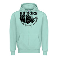Seafoam bridges death stranding Zipper Hoodie - linhVisuals