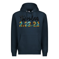 Navy 2 22 22 twosday Premium Hoodie - RanaPortraitStore