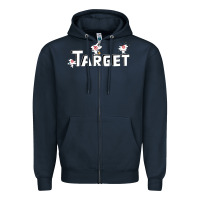 Navy target team 3D Zipper Hoodie - linhVisuals