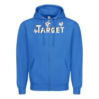 True Royal target team 3D Zipper Hoodie - linhVisuals