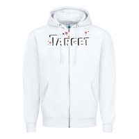 White target team 3D Zipper Hoodie - linhVisuals
