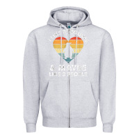 Heather Grey i like penguins and 3 people vintage Zipper Hoodie - linhVisuals