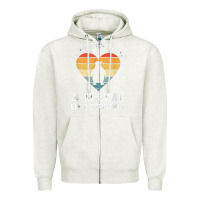Oatmeal Heather i like penguins and 3 people vintage Zipper Hoodie - linhVisuals