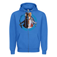 True Royal sword art online -  kirito and asuna Zipper Hoodie - linhVisuals