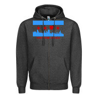 Charcoal Heather sweet home chicago Zipper Hoodie - linhVisuals