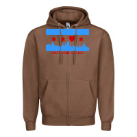 Chestnut sweet home chicago Zipper Hoodie - linhVisuals