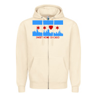 Sandshell sweet home chicago Zipper Hoodie - linhVisuals