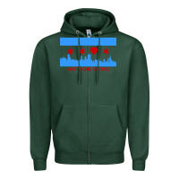 Sports Green sweet home chicago Zipper Hoodie - linhVisuals