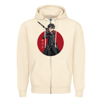 Sandshell Sword art online -kirito Zipper Hoodie - linhVisuals