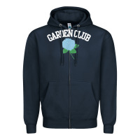 Grandmillennial Hydrangea Style Garden Club Zipper Hoodie | Teevron