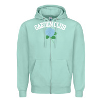 Seafoam grandmillennial hydrangea style garden club Zipper Hoodie - linhVisuals