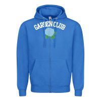 True Royal grandmillennial hydrangea style garden club Zipper Hoodie - linhVisuals