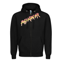 Black montrose Zipper Hoodie - linhVisuals