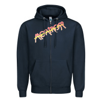 Navy montrose Zipper Hoodie - linhVisuals