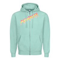 Seafoam montrose Zipper Hoodie - linhVisuals