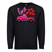 Black valentines day turck with balloons Premium Sweatshirt - RanaPortraitStore