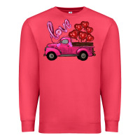 Cardinal valentines day turck with balloons Premium Sweatshirt - RanaPortraitStore
