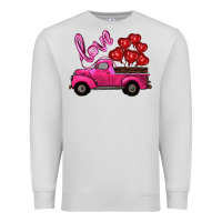 Dove Grey valentines day turck with balloons Premium Sweatshirt - RanaPortraitStore