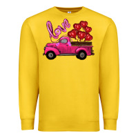 Lemon valentines day turck with balloons Premium Sweatshirt - RanaPortraitStore
