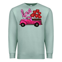 Seafoam valentines day turck with balloons Premium Sweatshirt - RanaPortraitStore
