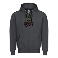 Smoke psychedelic bunny easter day, qsycho bunnies, easter 2022 Zipper Hoodie - linhVisuals