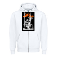 White mobb deep rapper hip hop Zipper Hoodie - linhVisuals