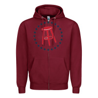 Burgundy barstool, barstool sports, call her daddy Zipper Hoodie - linhVisuals
