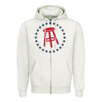 Oatmeal Heather barstool, barstool sports, call her daddy Zipper Hoodie - linhVisuals