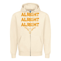 Sandshell texas pride state usa alright alright alright t shirt Zipper Hoodie - linhVisuals