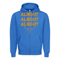 True Royal texas pride state usa alright alright alright t shirt Zipper Hoodie - linhVisuals