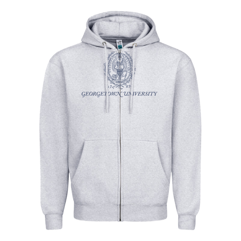 Georgetown University Zipper Hoodie by linhVisuals | Teevron