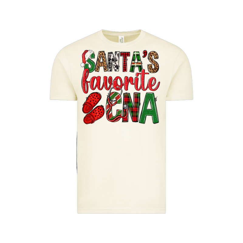 Santa's Favorite Cna Vintage Tee by BundleAndBundleShop | Teevron