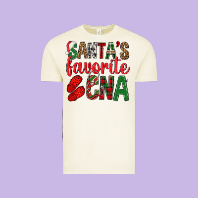 Santa's Favorite Cna Vintage Tee Designed By Bundleandbundleshop