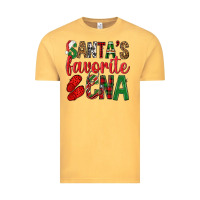 Vintage Mustard Santa's Favorite Cna Vintage Tee - BundleAndBundleShop