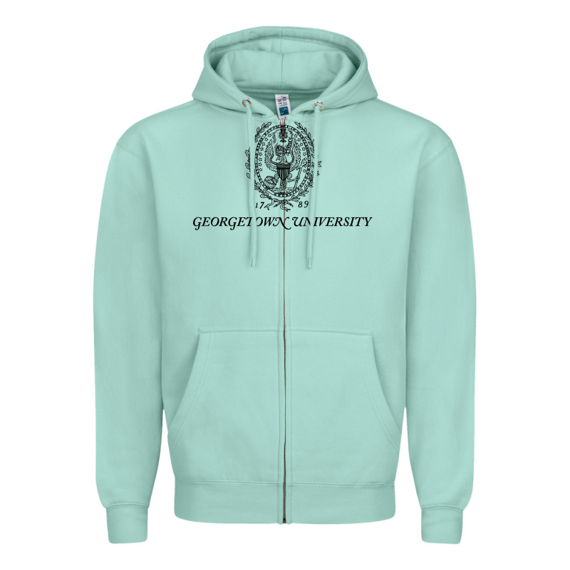 Georgetown University Zipper Hoodie by linhVisuals | Teevron