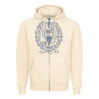 Sandshell georgetown university Zipper Hoodie - linhVisuals