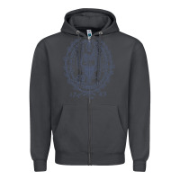 Smoke georgetown university Zipper Hoodie - linhVisuals
