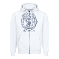 White georgetown university Zipper Hoodie - linhVisuals
