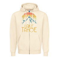 Sandshell vintage lake tahoe california nevada retro t shirt Zipper Hoodie - linhVisuals