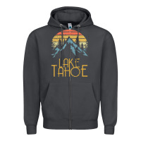 Vintage Lake Tahoe California Nevada Retro T Shirt Zipper Hoodie | Teevron