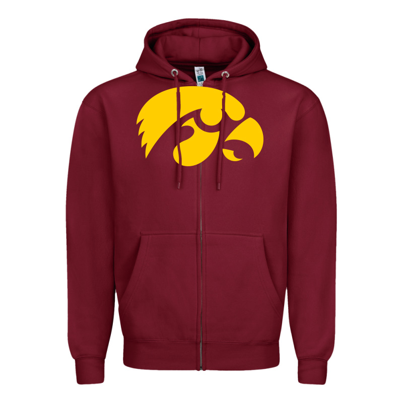 University Of Iowa Athletics Teams Gear Zipper Hoodie by linhVisuals | Teevron