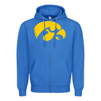 True Royal university of iowa athletics teams gear Zipper Hoodie - linhVisuals