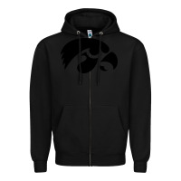 Black university of iowa athletics teams gear Zipper Hoodie - linhVisuals
