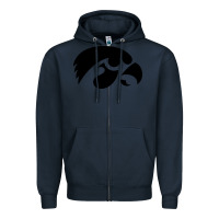 Navy university of iowa athletics teams gear Zipper Hoodie - linhVisuals
