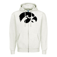 Oatmeal Heather university of iowa athletics teams gear Zipper Hoodie - linhVisuals